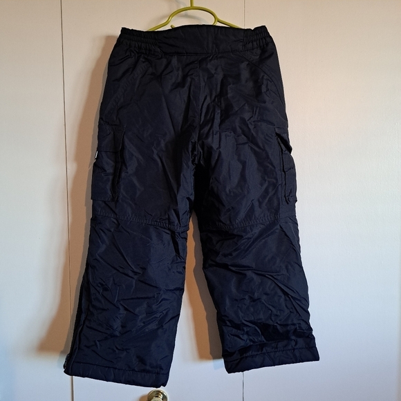 Lands' End boys size 6 black snow pants, warm EUC - Picture 6 of 7